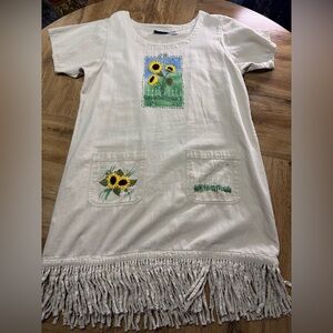 Sunflower Fringe Tunic